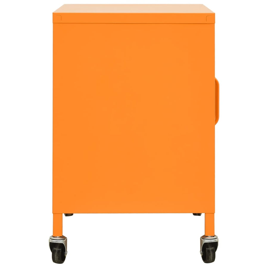 Opbergkast 60X35X56 Cm Staal Oranje orange