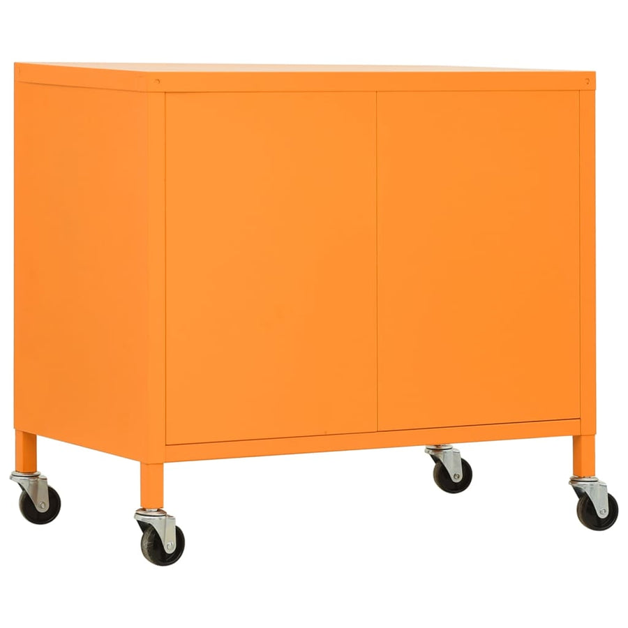 Opbergkast 60X35X56 Cm Staal Oranje orange