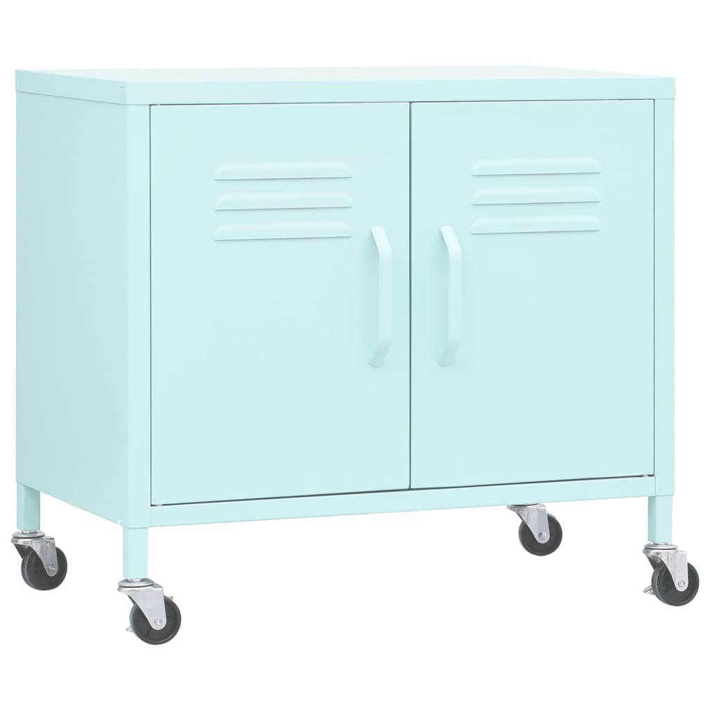 Opbergkast 60X35X56 Cm Staal Mint Mintgroen