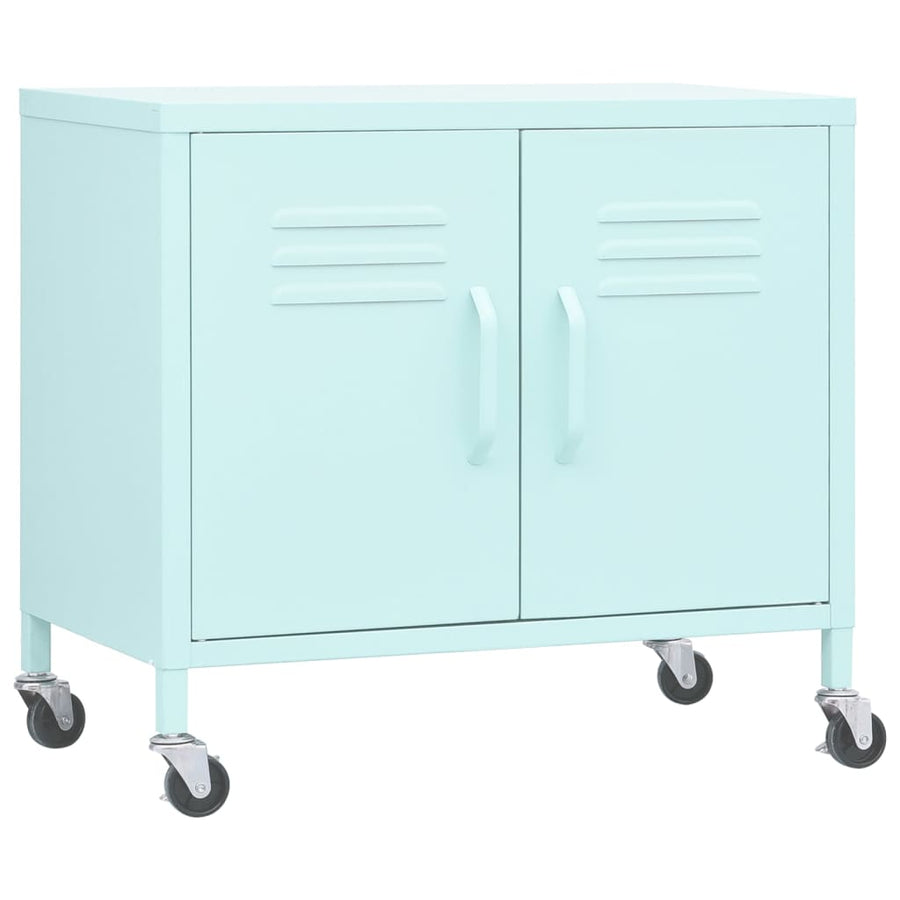 Opbergkast 60X35X56 Cm Staal Mint Mintgroen