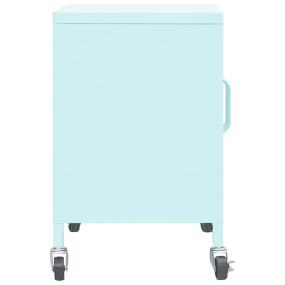 Opbergkast 60X35X56 Cm Staal Mint Mintgroen