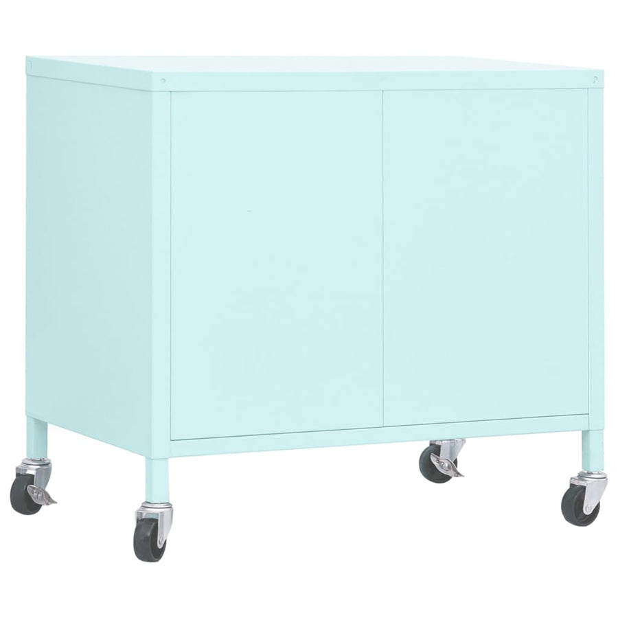 Opbergkast 60X35X56 Cm Staal Mint Mintgroen