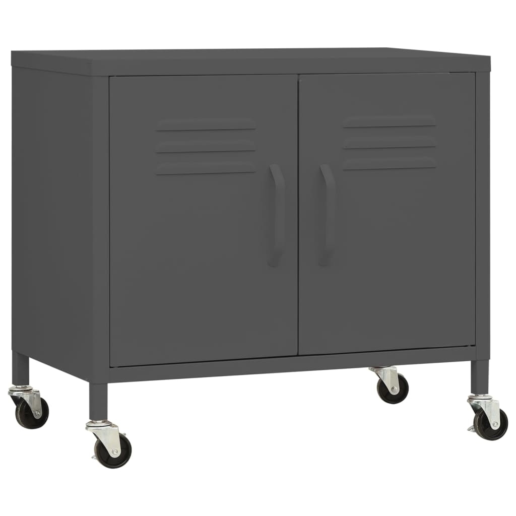 Opbergkast 60X35X56 Cm Staal Kleurig Antraciet