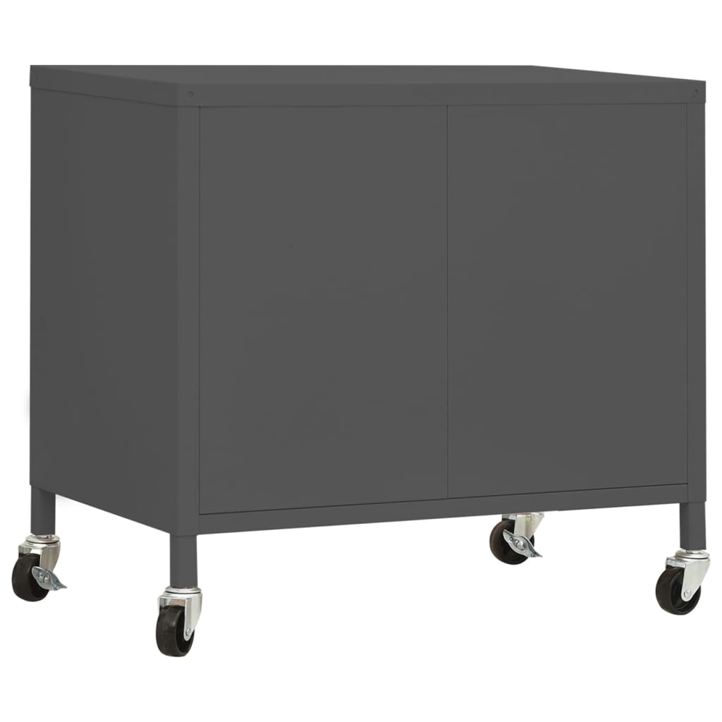 Opbergkast 60X35X56 Cm Staal Kleurig Antraciet
