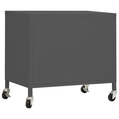 Opbergkast 60X35X56 Cm Staal Kleurig Antraciet