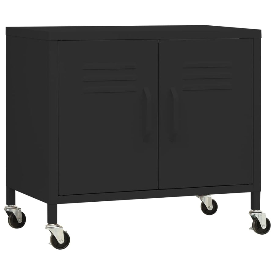 Opbergkast 60X35X56 Cm Staal Zwart
