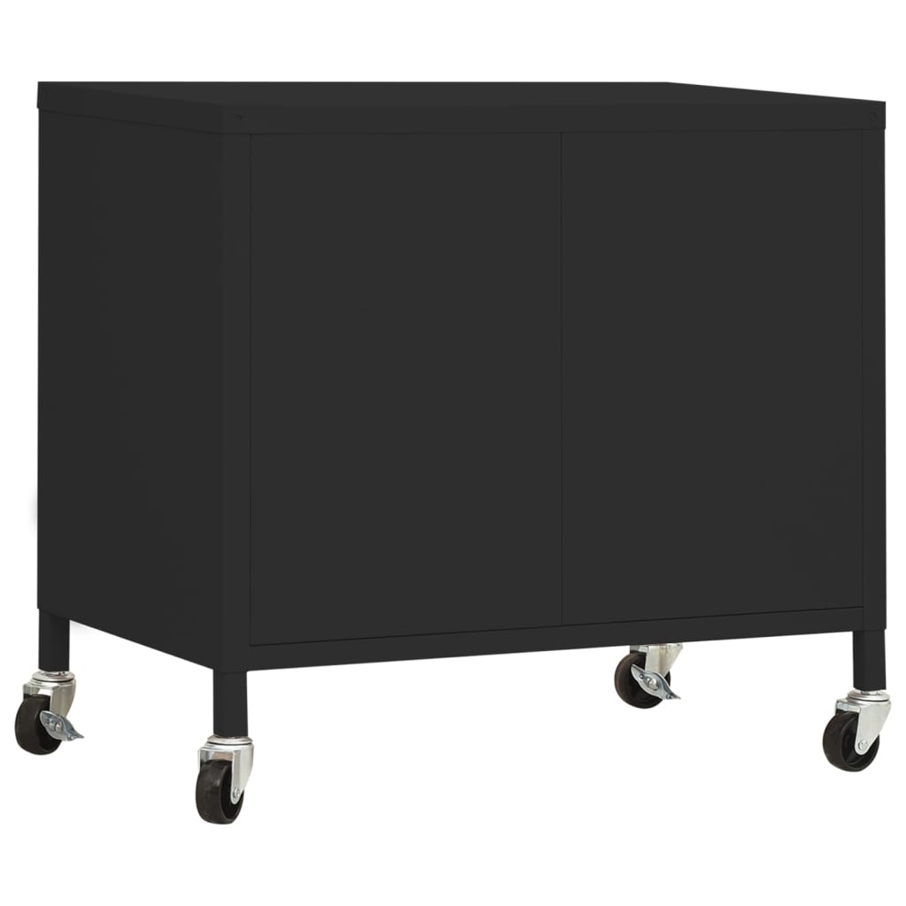 Opbergkast 60X35X56 Cm Staal Zwart