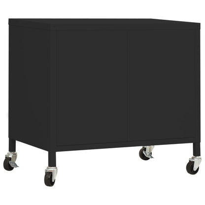 Opbergkast 60X35X56 Cm Staal Zwart