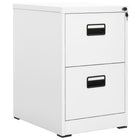Filing cabinet 46x62x72.5 cm steel white