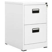 Archiefkast 46x62x72,5 cm staal wit met slot