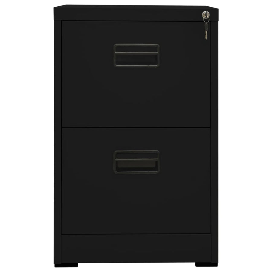 Archiefkast 46x62x72,5 cm staal zwart