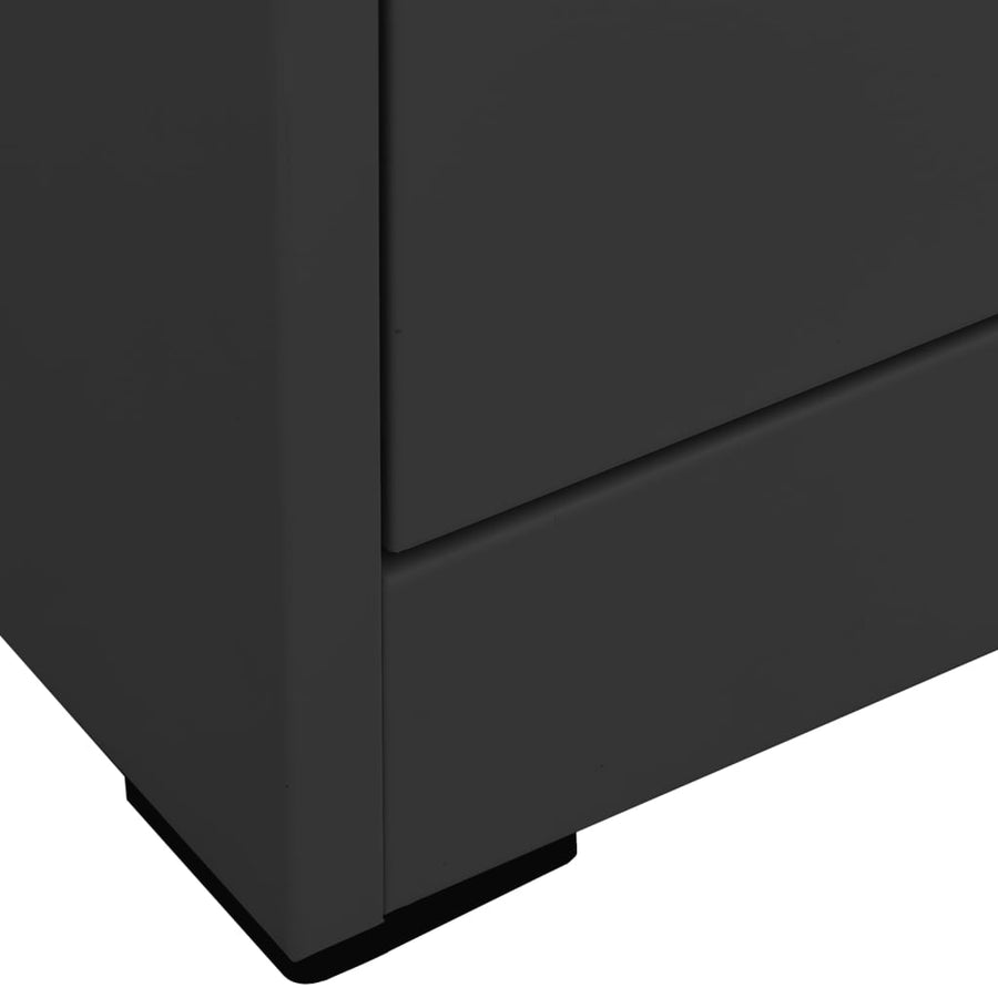 Archiefkast 46X62X72,5 Cm Staal Kleurig 46 x 62 x 72.5 cm Antraciet