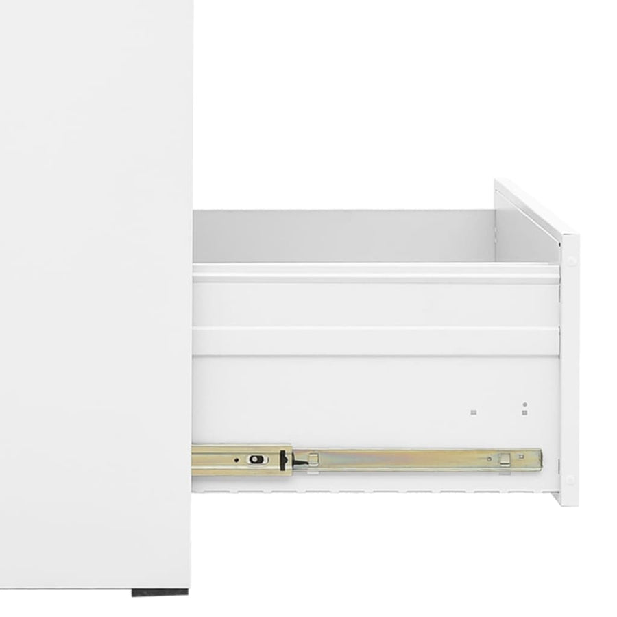 Archiefkast Staal 46 x 62 x 133 cm Wit