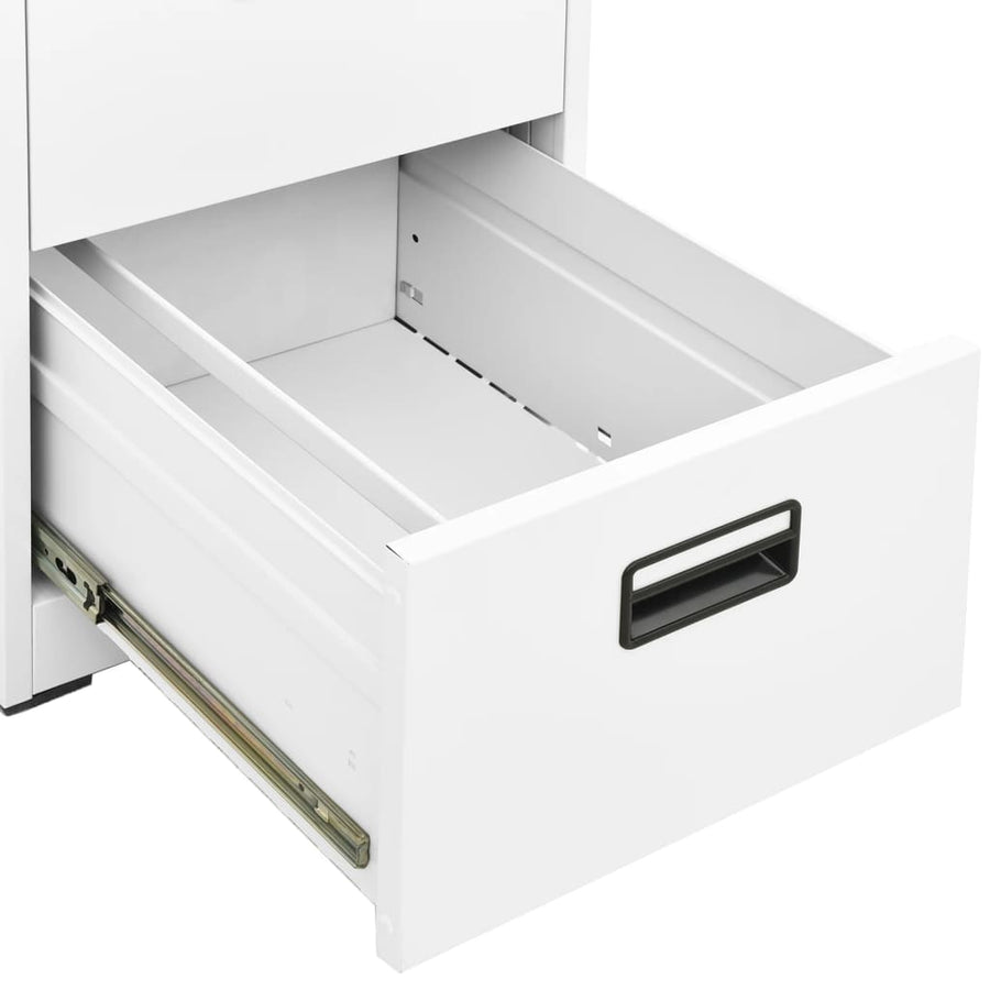 Archiefkast Staal 46 x 62 x 133 cm Wit