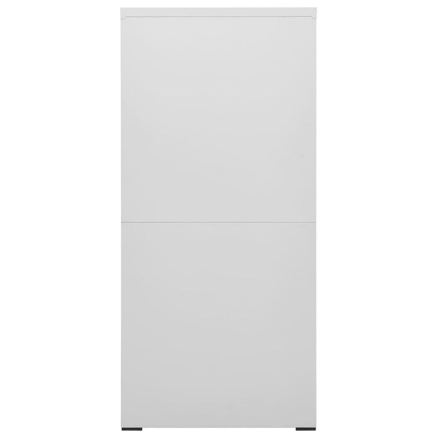 Archiefkast 46x62x133 cm staal lichtgrijs