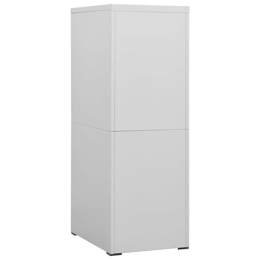 Archiefkast 46x62x133 cm staal lichtgrijs