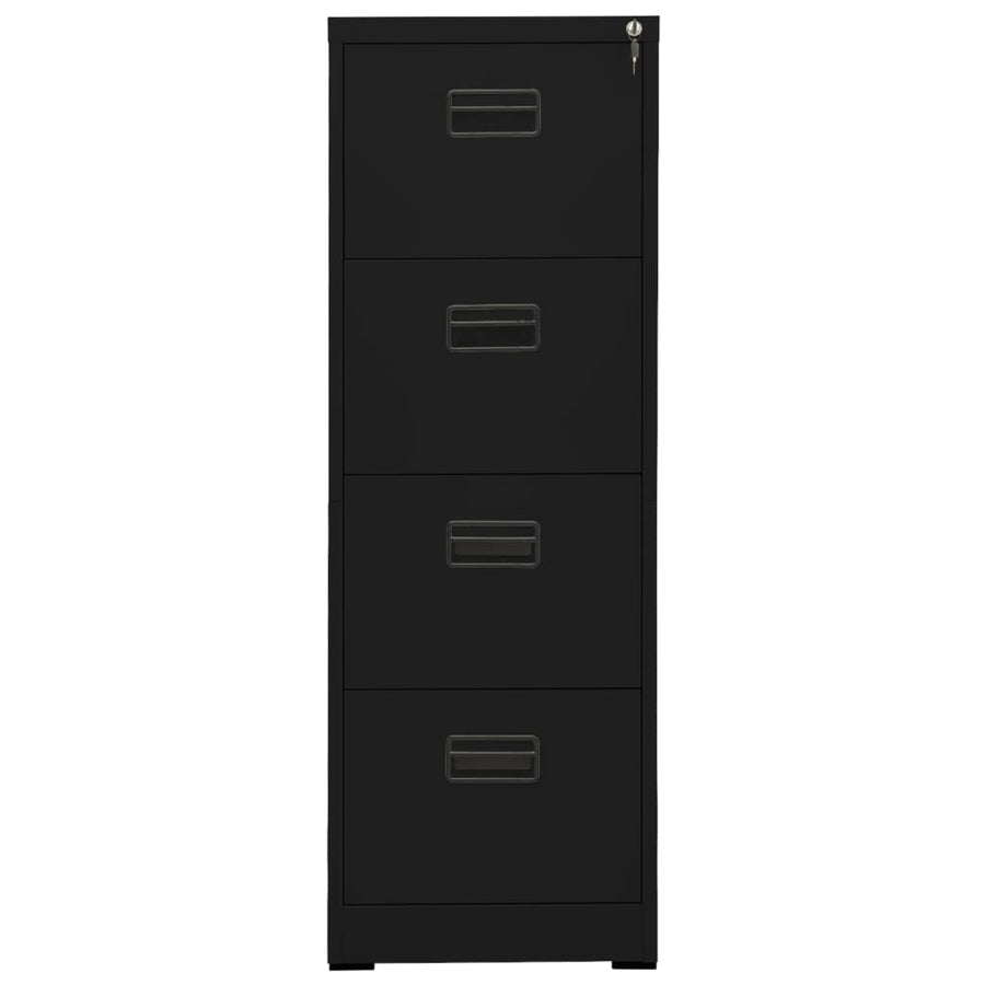 Archiefkast 46X62X133 Cm Staal Zwart 46 x 62 x 133 cm