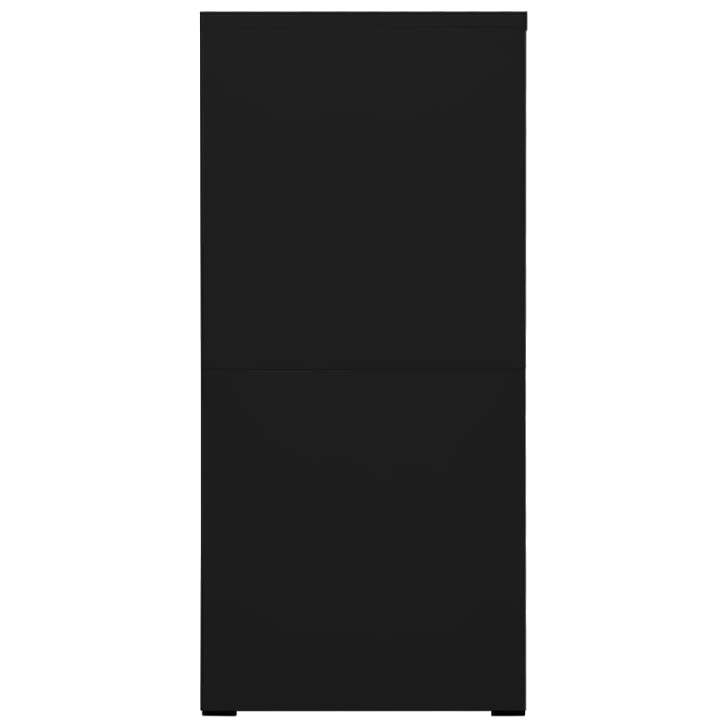 Archiefkast 46X62X133 Cm Staal Zwart 46 x 62 x 133 cm