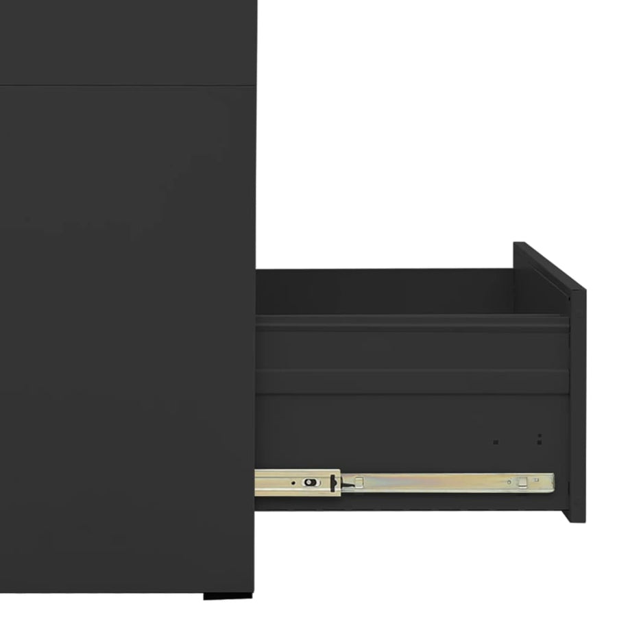 Archiefkast Staal Kleurig 46 x 62 x 133 cm Antraciet