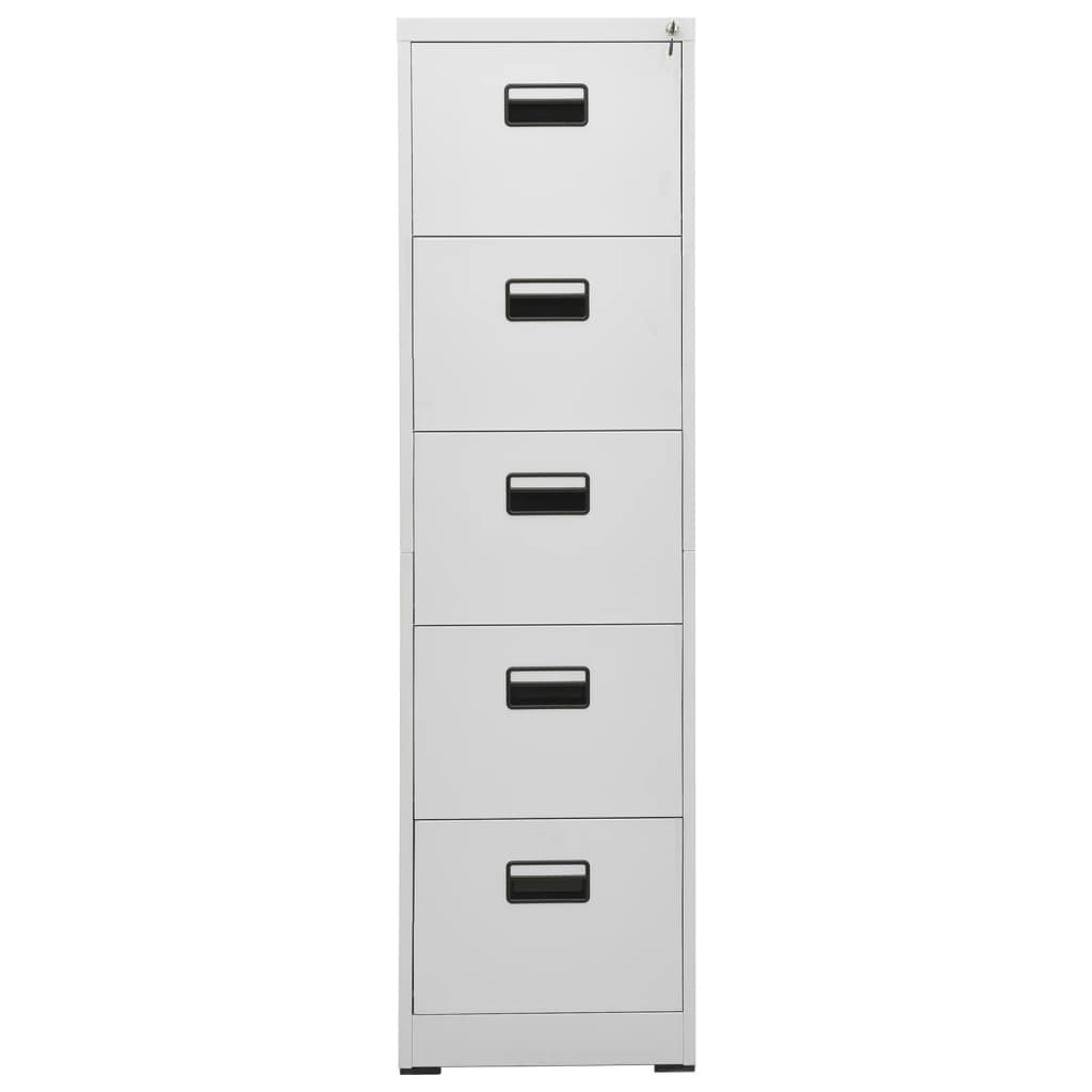 Archiefkast 46X62X164 Cm Staal Lichtgrijs 46 x 62 x 164 cm