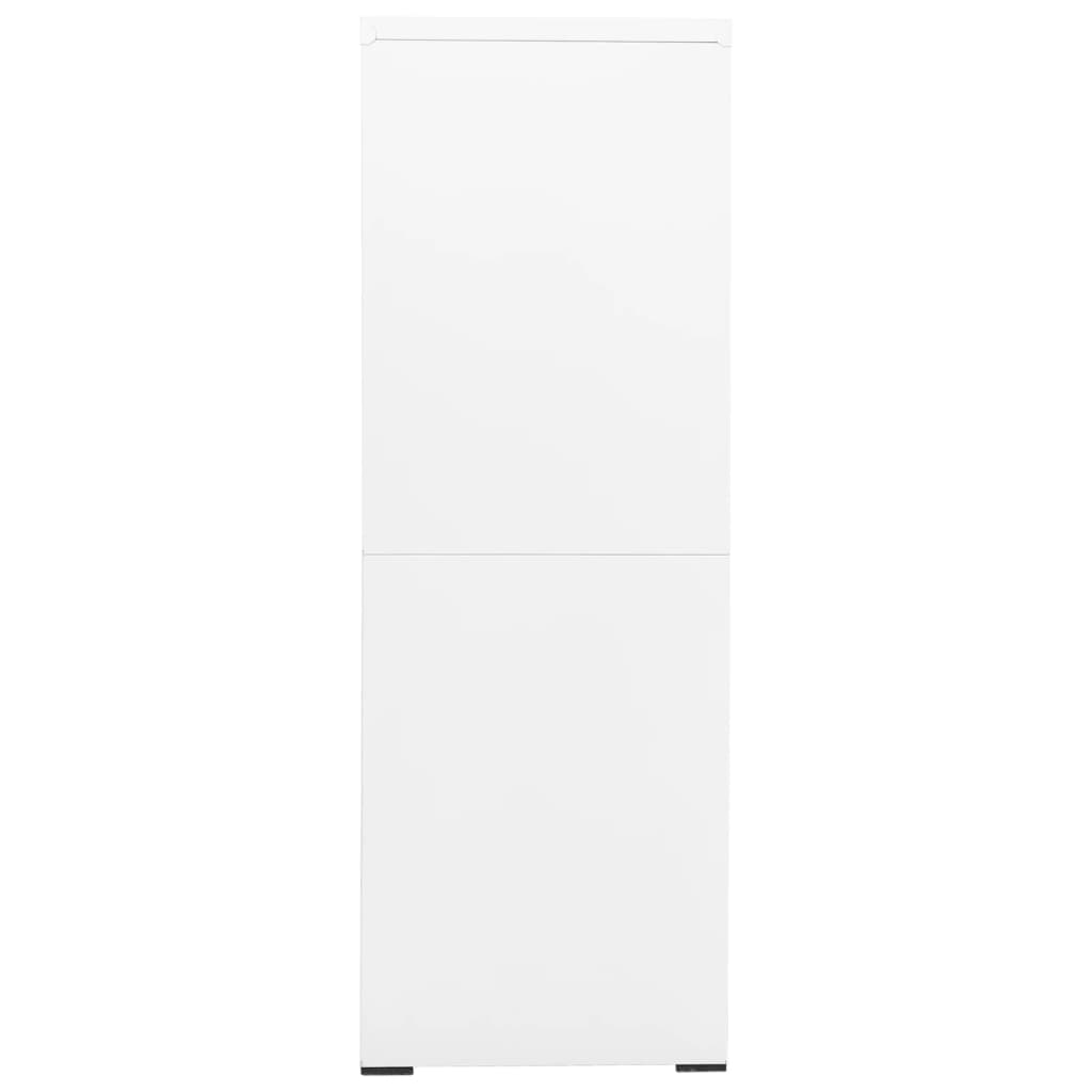 Archiefkast Staal 90 x 46 x 134 cm Wit
