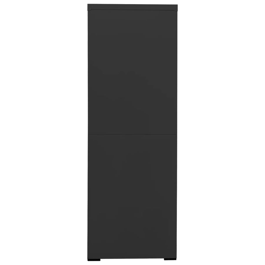 Archiefkast Staal Kleurig 90 x 46 x 134 cm Antraciet