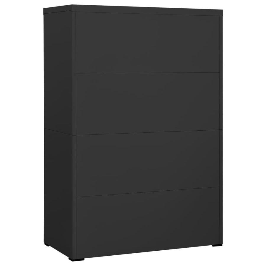 Archiefkast Staal Kleurig 90 x 46 x 134 cm Antraciet