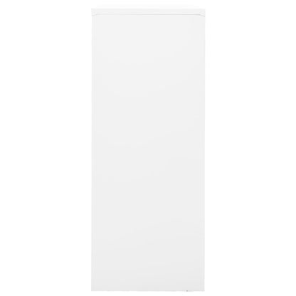 Kantoorkast 90X40X02 Cm Staal Wit Zonder plantenbak
