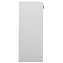 Kantoorkast 90X40X02 Cm Staal Lichtgrijs Zonder plantenbak