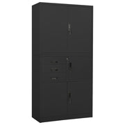 Office cabinet 90x40x180 cm steel anthracite