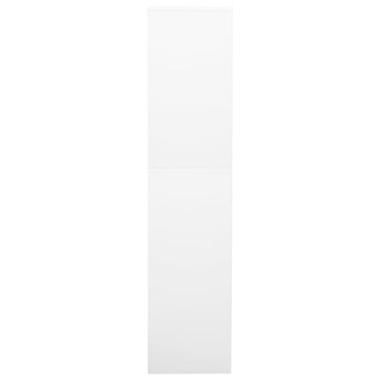 Kantoorkast 90X40X180 Cm Staal Wit
