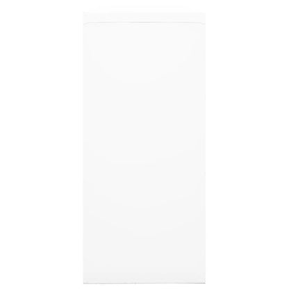 Roldeurkast 90X40X90 Cm Staal Wit