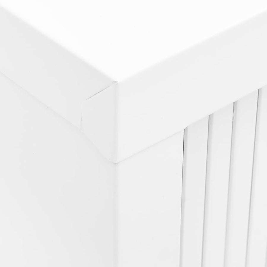 Roldeurkast 90X40X90 Cm Staal Wit
