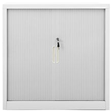 Roldeurkast 90X40X90 Cm Staal Grijs