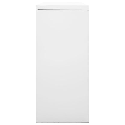 Roldeurkast 90X40X90 Cm Staal Grijs
