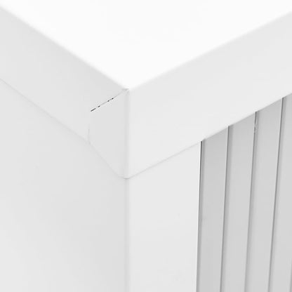 Roldeurkast 90X40X90 Cm Staal Grijs