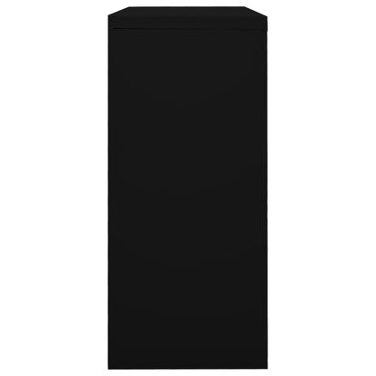 Roldeurkast 90X40X90 Cm Staal Zwart
