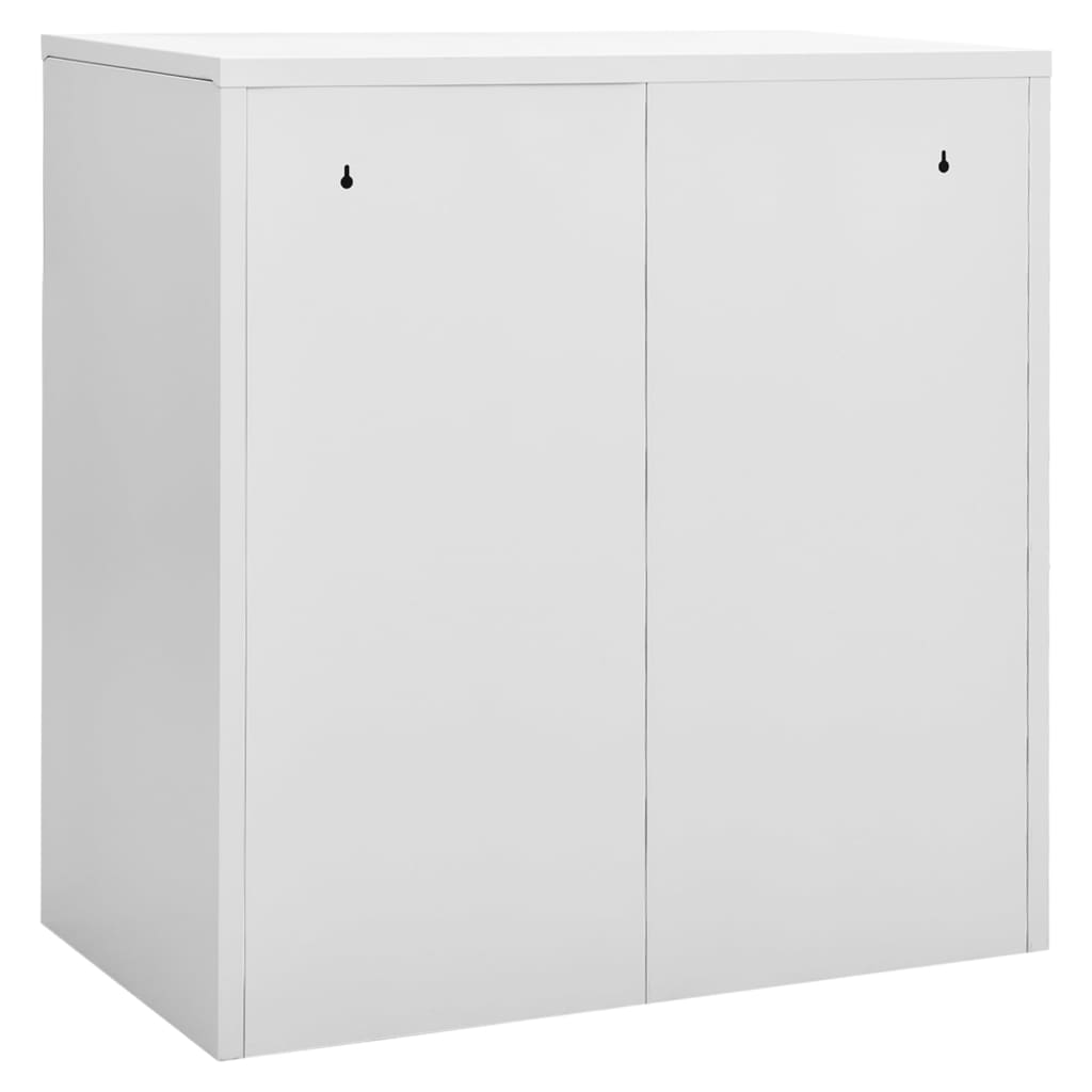Lockerkast 90X45X92,5 Cm Staal Lichtgrijs 1 Met 4 lockers