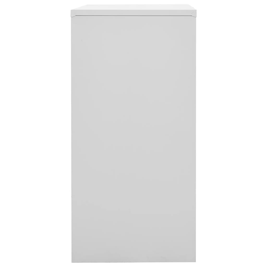 Lockerkast 90X45X92,5 Cm Staal Lichtgrijs En Blauw 1 Met 6 lockers