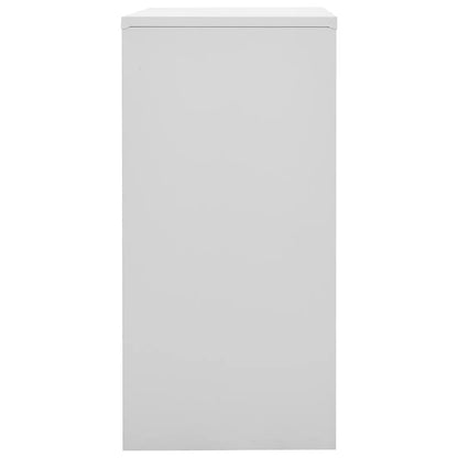 Lockerkast 90X45X92,5 Cm Staal Lichtgrijs En Blauw 1 Met 6 lockers