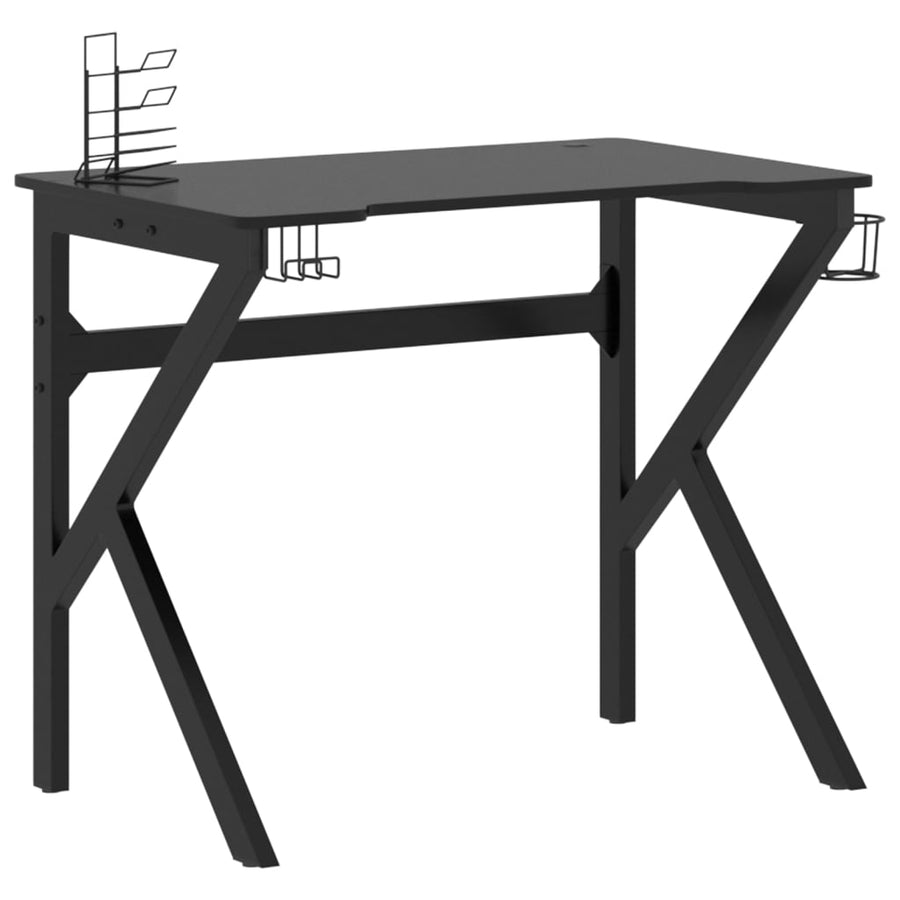 Gamingbureau Met K-Vormige Poten 90 x 60 x 75 cm