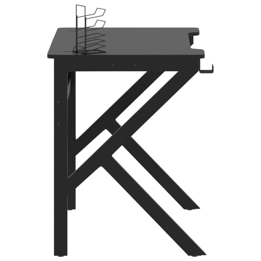 Gamingbureau Met K-Vormige Poten 90 x 60 x 75 cm