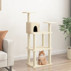 Kattenkrabpaal 118,5 cm sisal crème