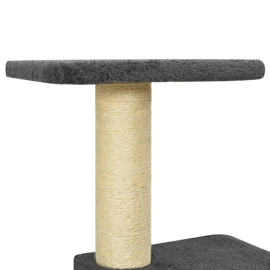 Kattenkrabpaal Met Sisal Krabpalen 118,5 Cm Donkergrijs