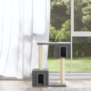 Kattenkrabpaal 60 cm lichtgrijs sisal