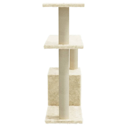 Kattenkrabpaal Met Sisal Krabpalen Kleurig Crème