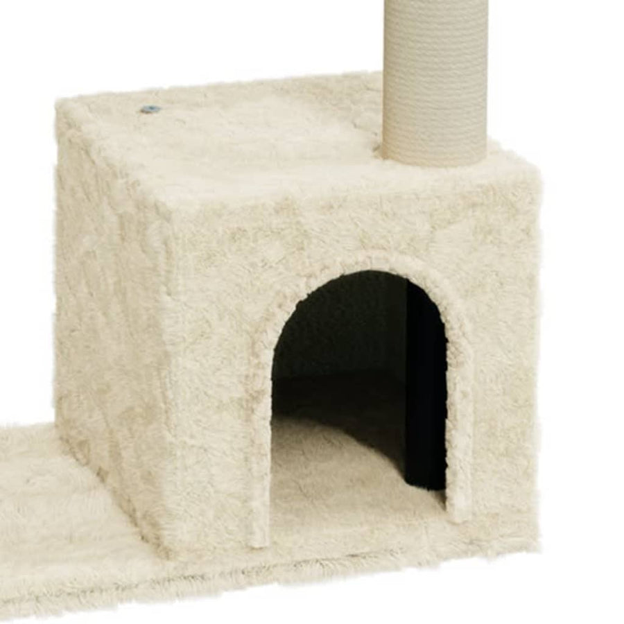 Kattenkrabpaal Met Sisal Krabpalen Kleurig Crème
