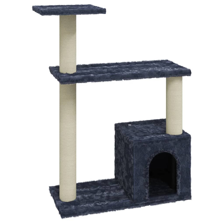 Kattenmeubel Met Sisal Krabpalen Donker Grijs