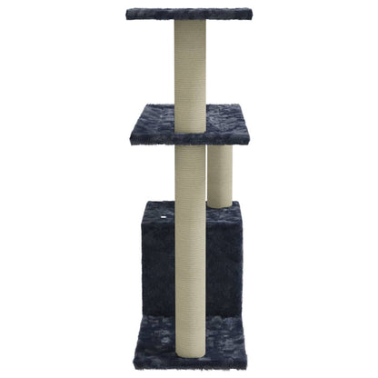 Kattenmeubel Met Sisal Krabpalen Donker Grijs