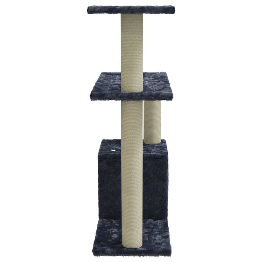 Kattenmeubel Met Sisal Krabpalen Donker Grijs